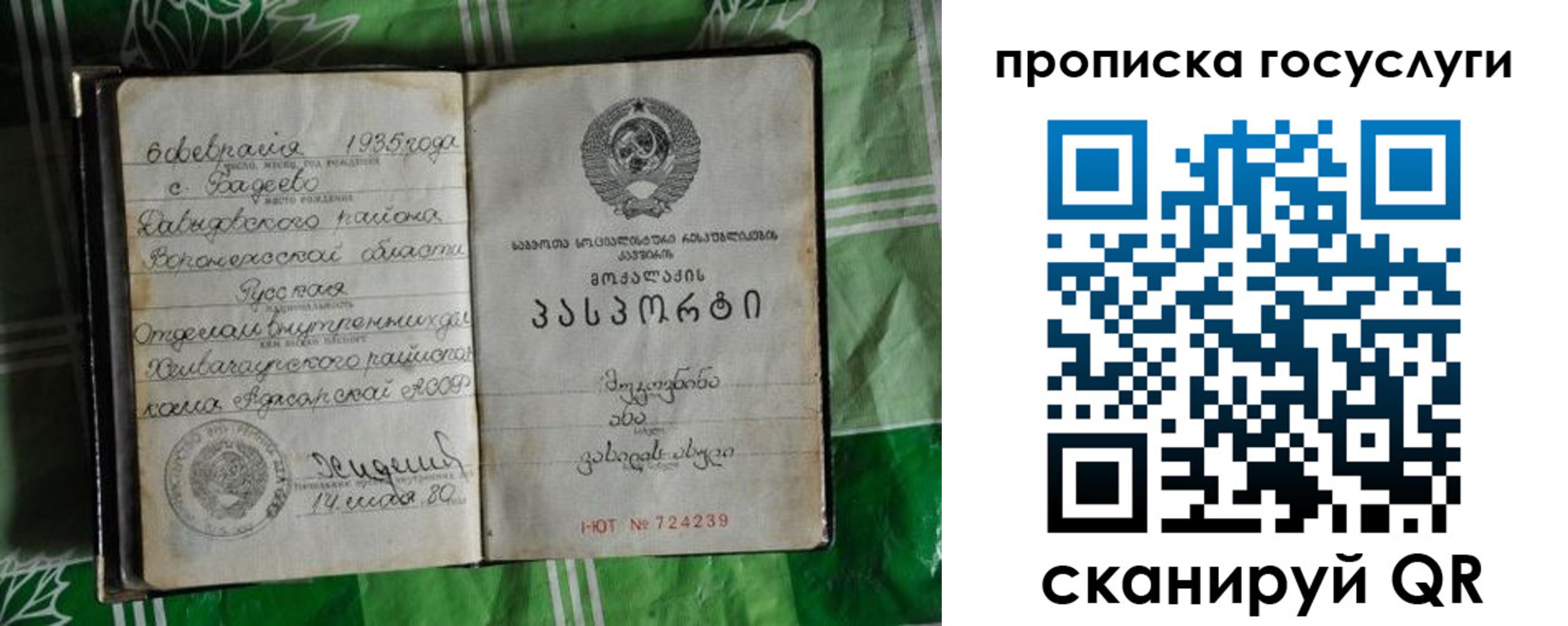 прописка паспорт в Емве
